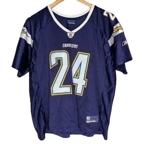 San Diego Charges Mathews 24 ladies field jersey NFL blue yellow size XL - Picture 1 of 13
